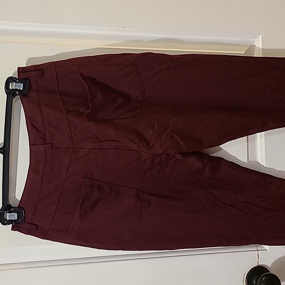 NWT Basic Bae Maroon Trousers NWT - image 2